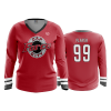 3173 FD Womens V-Neck Longsleeve CAP-CITY-FORCE-CIRCLE-RED