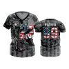 3164 FD Womens V-Neck 22-A-DAY-USA