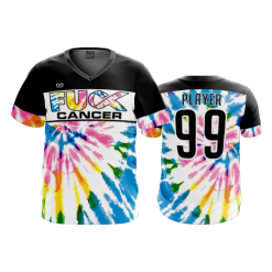 3163 FD Sport V-Neck MENS POP-SLO-FUCK-CANCER