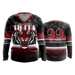 2573 FD Womens V-Neck Longsleeve CENTRAL-OHIO-TIGERS-2021