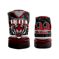 2573 FD Womens V-Neck Sleeveless CENTRAL-OHIO-TIGERS-2021