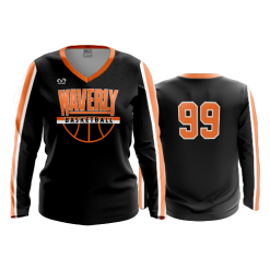 3191 FD Womens V-Neck Longsleeve WAVERLY-BASKETBALL-ADDONS