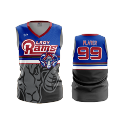 3198 FD Womens V-Neck Sleeveless LADY-RAMS-1