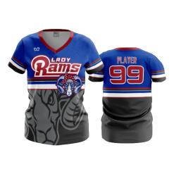 3198 FD Womens V-Neck LADY-RAMS-1