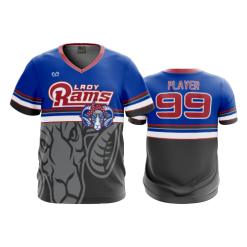 3198 FD Sport V-Neck MENS LADY-RAMS-1
