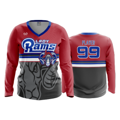 3198 FD Womens V-Neck Longsleeve LADY-RAMS-2