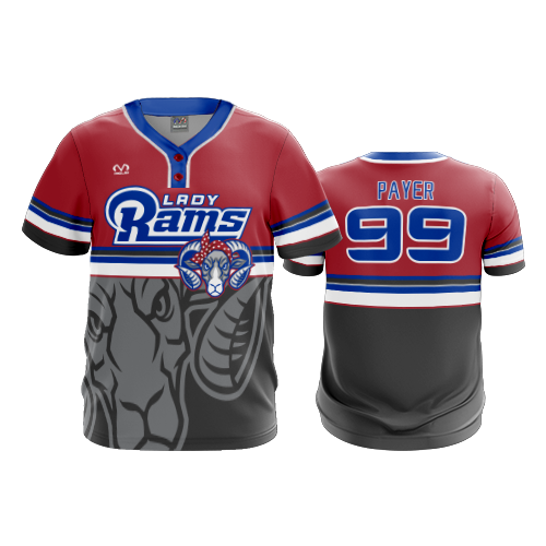 3198 FD MENS 2 BUTTON SCOOP NECK CL LADY-RAMS-2