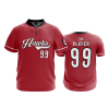3219 FD Quarter Zip Batting Jacket SS REDHAWKS-ADDONS