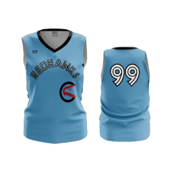 3219 FD Womens V-Neck Sleeveless REDHAWKS-ALT-1
