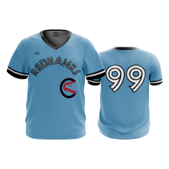 3219 FD Sport V-Neck MENS REDHAWKS-ALT-1