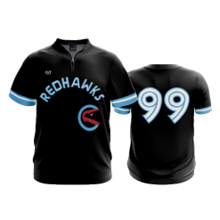3219 FD Quarter Zip Batting Jacket SS REDHAWKS-ALT-ADDONS