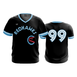 3219 FD Sport V-Neck MENS REDHAWKS-BASEBALL-ALT-2