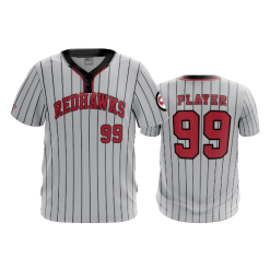 3219 FD MENS 2 BUTTON SCOOP NECK CL REDHAWKS-BASEBALL-PIN-2
