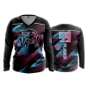 2416 FD Womens V-Neck Longsleeve NWI-VIPERS-SNAKE-LOGO-1