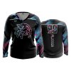 2416 FD Womens V-Neck Longsleeve NWI-VIPERS-SNAKE-LOGO-2