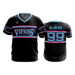 2416 FD Sport V-Neck MENS NWI-VIPERS-TEXT-LOGO-1