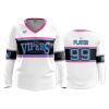 2416 FD Womens V-Neck Longsleeve NWI-VIPERS-TEXT-LOGO-2