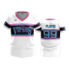 2416 FD Womens V-Neck NWI-VIPERS-TEXT-LOGO-2