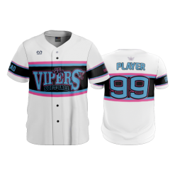 2416 FD ProTek Mens Full Button Down - CL NWI-VIPERS-TEXT-LOGO-2