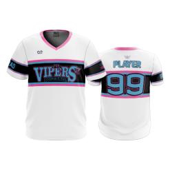 2416 FD Sport V-Neck MENS NWI-VIPERS-TEXT-LOGO-2