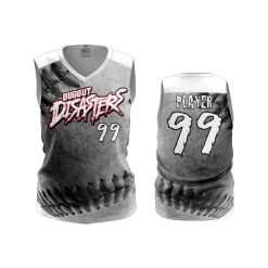 3196 FD Womens V-Neck Sleeveless DUGOUT-DISASTERS-2
