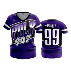 1484 FD Womens V-Neck POLY-907-1