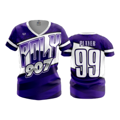 1484 FD Womens V-Neck POLY-907-2