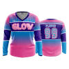 1742 FD Womens V-Neck Longsleeve GLOW-1