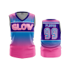 1742 FD Womens V-Neck Sleeveless GLOW-1