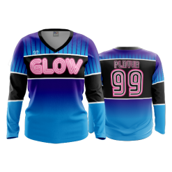 1742 FD Womens V-Neck Longsleeve GLOW-2