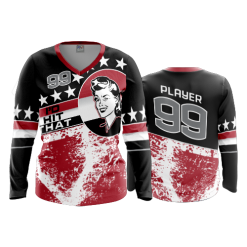 3197 FD Womens V-Neck Longsleeve ID-HIT-THAT-1