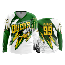 3218 FD Womens V-Neck Longsleeve DIAMOND-STATE-DUCKS-2