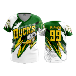 3218 FD Womens V-Neck DIAMOND-STATE-DUCKS-2
