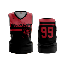 3225 FD Womens V-Neck Sleeveless SOUTHERN-OHIO-SWARM-1