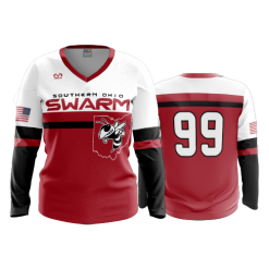 3225 FD Womens V-Neck Longsleeve SOUTHERN-OHIO-SWARM-2