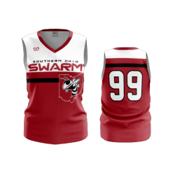 3225 FD Womens V-Neck Sleeveless SOUTHERN-OHIO-SWARM-2