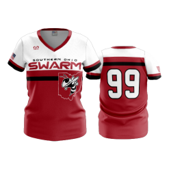 3225 FD Womens V-Neck SOUTHERN-OHIO-SWARM-2