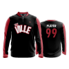 3221 FD Quarter Zip LS - Ribbed Collar THE-VILLE-BBALL