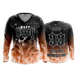 3220 FD Womens V-Neck Longsleeve MOST-HATED-1