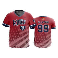 3226 FD Sport V-Neck MENS KLUTCH-RED-2