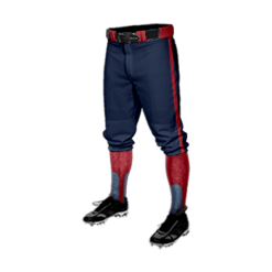3226 CL KNICKERS CUSTOM BRAIDED BALL PANT KLUTCH-RED-2