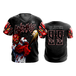 3213 FD Sport V-Neck MENS POP-SLO-ANIMALS-2021