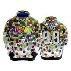 3216 FD Hoody POP-SLO-AUTISM