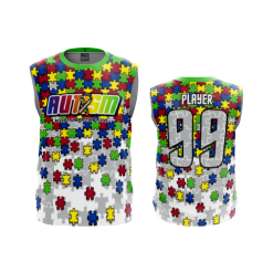 3216 FD Sport Sleeveless MENS POP-SLO-AUTISM