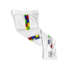 3216 CL WHITE CUSTOM BRAID MENS PANT POP-SLO-AUTISM
