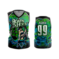 3211 FD Womens V-Neck Sleeveless POP-SLO-BOATS-N-HOES