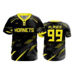 3209 FD MENS 2 BUTTON SCOOP NECK CL POP-SLO-HORNETS