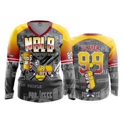 3210 FD Womens V-Neck Longsleeve POP-SLO-NBLB