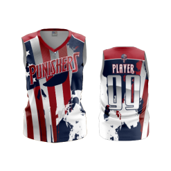 3205 FD Womens V-Neck Sleeveless POP-SLO-PUNISHERS-USA