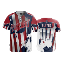 3205 FD ProTek Mens Full Button Down - CL POP-SLO-PUNISHERS-USA